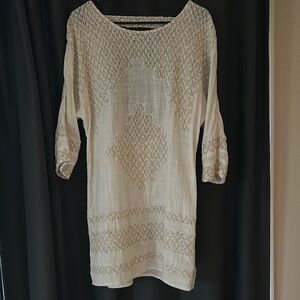 Free People Ivory Crochet Dress